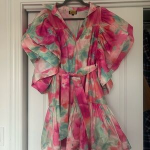 Statement Sleeve Mini Puff Dress — HI BARBIE!